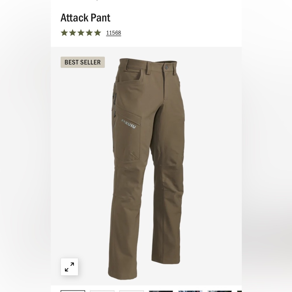 Kuiu Attack Pant - major brown - size 32 S